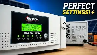 Microtek Solar Inverter Live Test with Solar Panel | Solar Inverter All Settings and Features