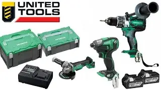 Hitachi Brushless 18V 3 Pce kit - Hammer Drill, IP56 Impact Driver & 5