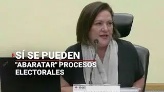 Guadalupe Taddie, Consejera Presidenta del INE, asegura que si se pueden 
