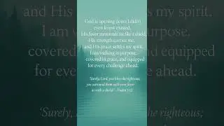 God is already ahead of me, opening doors I can&rsquo;t yet see. #Faith #Grace
