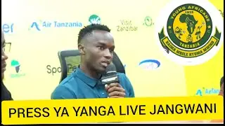 LIVE MKUTANO WA YANGA NA WAANDISHI WA HABARI KUELEKEA MECHI DHIDI YA SILVER STRIKERS