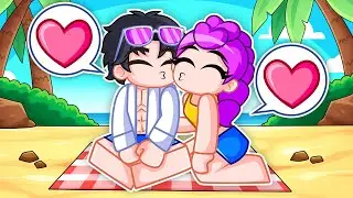 RUMI y JINU se BESAN EN LA PLAYA en Roblox! 😱