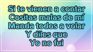El yo no fuy - Pedro Fernández KARAOKE Tono mujer