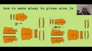 How to make missy to plus size 1X for women&rsquo;s How to make plus size patterns for women's