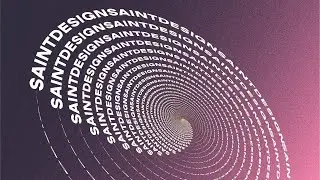 SPIRAL TEXT EFFECT - Adobe Illustrator Tutorial