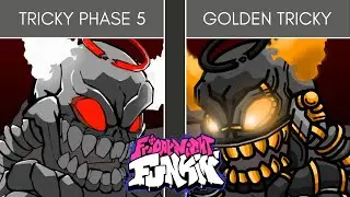 Golden Tricky Phase 5 - Friday Night Funkin Mod Fanart