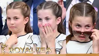 Princess Charlotte's Reactions Steal the Show at Wimbledon | E! | RoyalTea