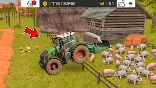 Свиновоз с Fendt в FS18 | Многопользовательский геймплей FS18 | Замедленная съемка