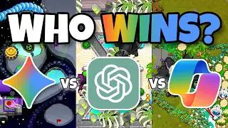 Can AI Survive Bloons TD Battles 2? Gemini vs Copilot vs ChatGPT Challenge