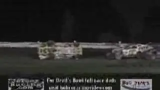 Mike Perrotte flips his Dirt Modified