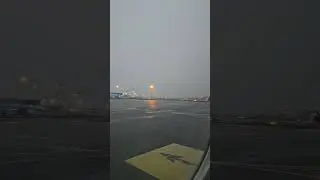 Leaving Schiphol Airport this morning 