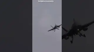 Aterrizaje EF-18 Hornet del Ala 46 #ejercitodelaire #f18hornet #ala46 #fighterjet #aviation #landing