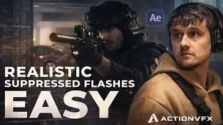 Create REALISTIC Suppressed Muzzle Flashes | After Effects Tutorial