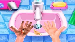 Bubble Party Crazy Clean Fun Kids Game - Play & Learn How To Wash Hands & Brush Teeth Learning Games