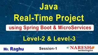 Java Real Time Project Session-1 | by Mr. Raghu