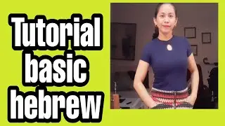 TUTORIAL BASIC HEBREW NUMBERS AND COLORS//TAGALOG//#ofwisrael