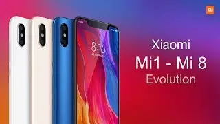 Xiaomi Mi 1 - Mi 8 Smartphone Evolution
