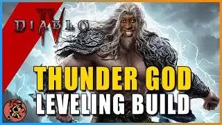 Diablo 4 Season One Best Druid Leveling Build! Lightning Storm DELETES Everything!