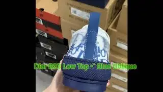 Dior B23 Low Top &bull;` Blue Oblique