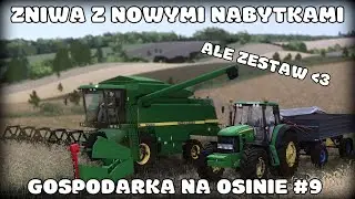 ŻNIWA Z NOWYMI NABYTKAMI - ALE PIĘKNY ZESTAW - GOSPODARKA NA OSINIE #9 - FS 19