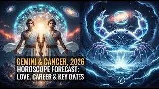 Gemini & Cancer, 2026 horoscope Forecast: Love, Career & Key Dates #zodiac #astrology #zodiacsigns