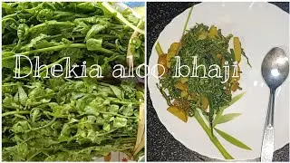 Assamese local food/Dhekia dry fry /High Protein Sources/Leafy Vegetables/DG Cosmos