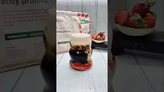 #Strawberry #Protein Cold Brew #Coffee. #hungrybawarchi #shotonsamsung