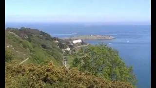 360 degree view from Killiney Hill&Dalkey Hill in county Dublin of Ireland