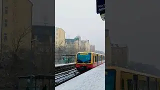 Berlin show fall ❄️🌨️😍/ #berlin #germany #snowfall #weather #vlog #shorts