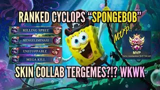 PUSH JADI SERU BANGET PAKAI SKIN COLLAB INI | MLBB X SPONGEBOB