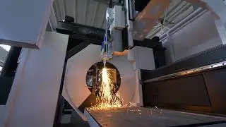 3 Chunks tube cutting machine, real 0 tailings