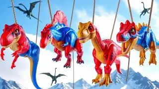 ALL Dinosaurs Battle Isla Nublar Jurassic World Evolution Spiderman, Batman, Hulk, Joker
