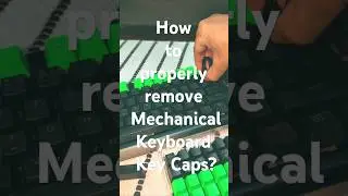 Mechanical Keyboard Key Cap Removal Demo #gaming #razerkeyboard #keycaps #keyboardcustomization