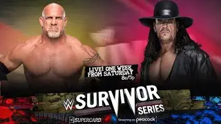 Full Match: Goldberg VS The Undertaker | Survivor Series Match