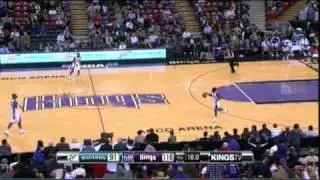 JaVale McGee misses a free throw line dunk