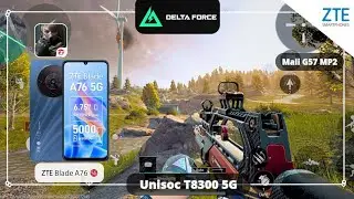 Delta Force Prueba Gaming en el ZTE Blade A76 5G (Unisoc T8300 5G) Rendimiento!!