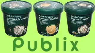 Publix Premium Ice Cream: Cookies & Cream, Barnie&rsquo;s Coffee and Moose Tracks Review