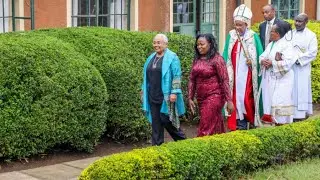 LOVELY❤️ FORMER FIRST LADY MARGARET KENYATTA ATTENDS THANKSGIVING CEREMONY IN NAKURU JUNIOR SCHOOL