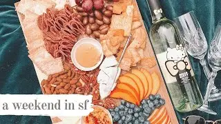 a weekend in san francisco: charcuterie board picnic, farmers market, outdoor brewery!
