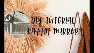 Мастер-класс по дизайну COCO BOHO: зеркало из рафии своими руками