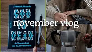 November Reading Vlog 🧦 ☕🍂🧺🧸 ep.16