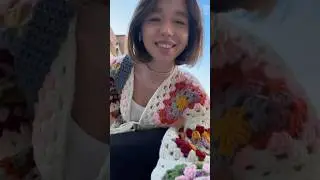 Как вам кардиган? 👀 #crochet #крючком #вяжу