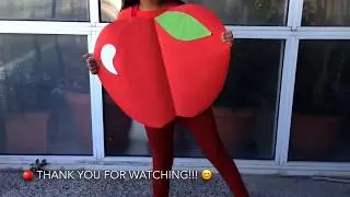 DIY Apple Costume | Last-minute idea | Super Easy
