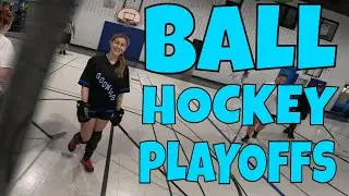 Round 1 of Playoffs! | Ball Hockey Highlights | Ball Hockey GoPro First Person POV