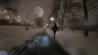 asi es ir a mi trabajo en bremen alemania en invierno (no es todos los dias ) aveces esta mejor :D