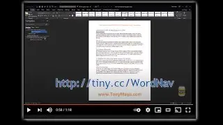 Tech Tip: MS Word Navigation