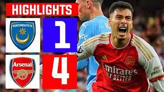 Arsenal vs Portsmouth FA Cup Highlights 🔥 Goals, Big Chances & Key Moments
