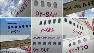 Hangar Spotting 127:  The Complete Caribbean Airlines 737 MAX Fleet