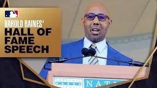 Harold Baines is inducted into the Hall of Fame