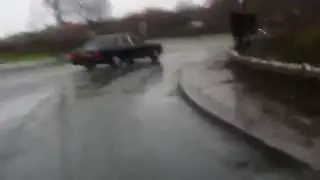 Bentley turbo r drifting